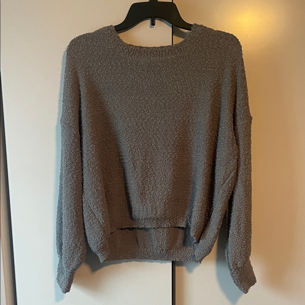 Altar'd State Charcoal Crew Neck Sweater